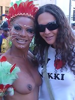 Nikki at tha gayparade !